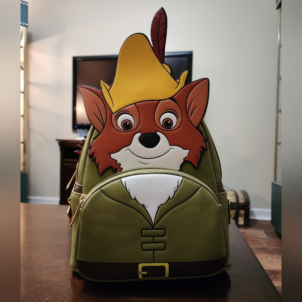 Loungefly Robinhood cosplay backpack purse